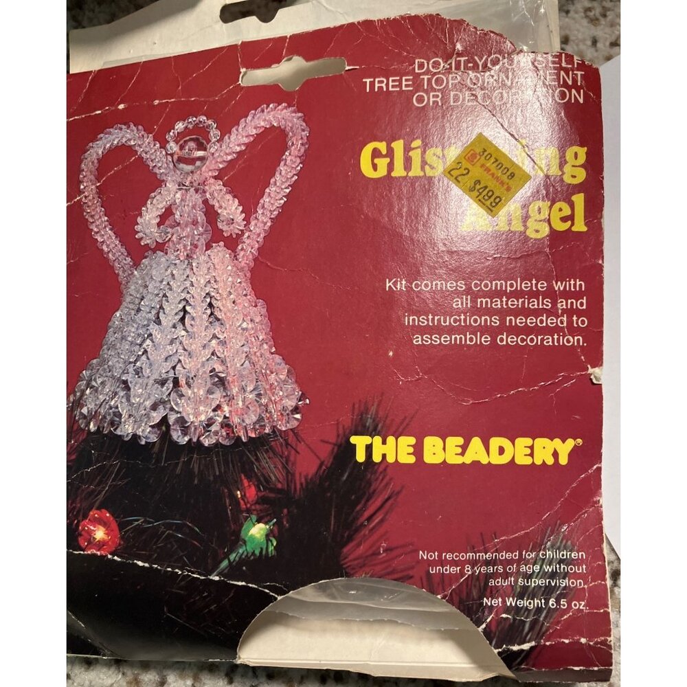 Do-It-Yourself Glistening Angel Tree Top Ornament Kit By The Beadery